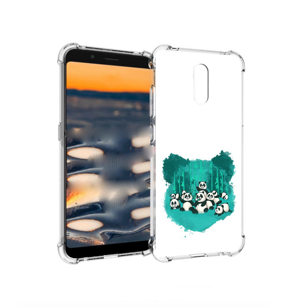 

Чехол MyPads Tocco для Nokia C2 нарисованные панды (PT227055.113.508), Прозрачный, Tocco