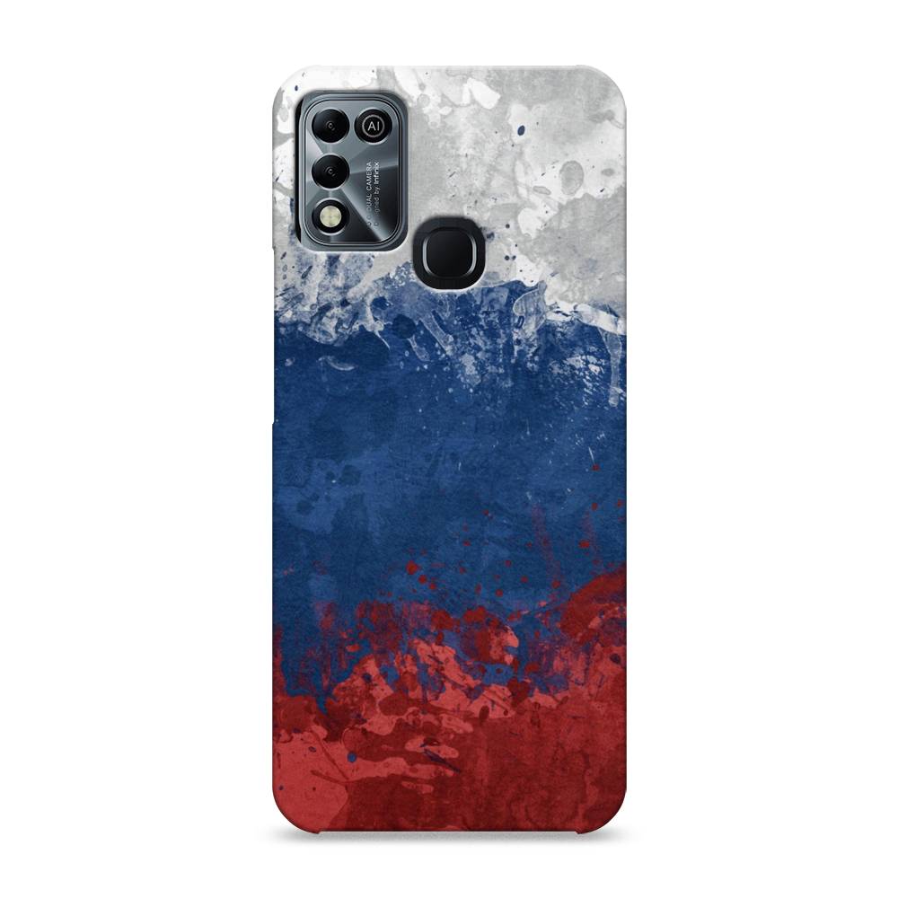 

Пластиковый чехол "Флаг России неровный" на Infinix HOT 10 Play, 3100620-4