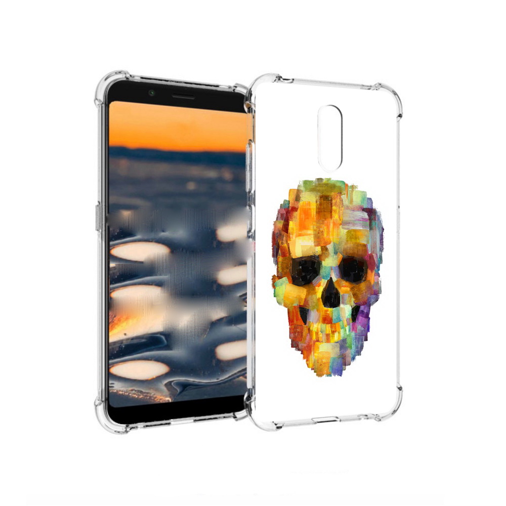 

Чехол MyPads Tocco для Nokia C2 нарисованный череп (PT227055.113.516), Прозрачный, Tocco