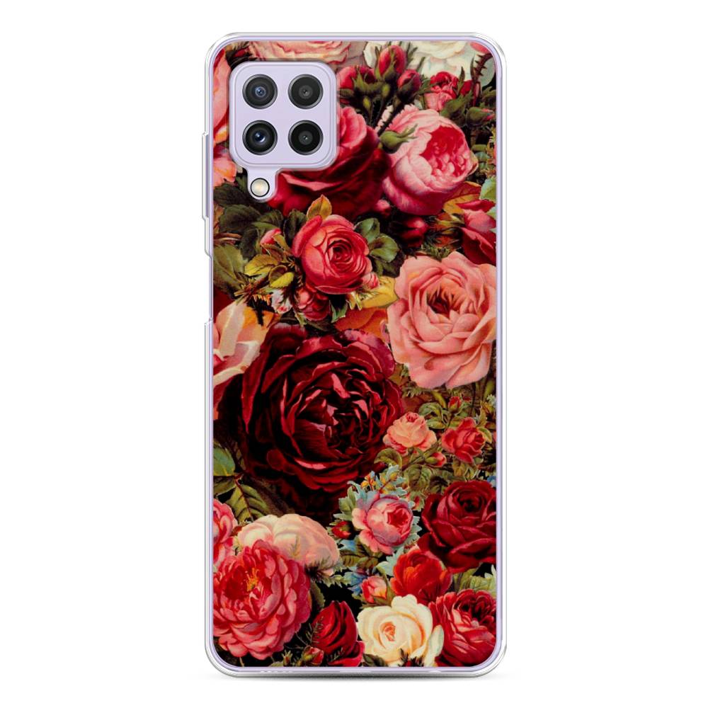 

Чехол Awog на Samsung Galaxy A22 / Самсунг A22 "Розы винтажные", 2103150-8