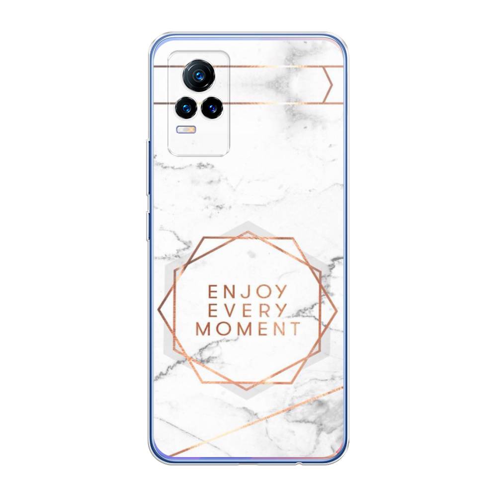 

Чехол Awog на Vivo V21e 4G "Enjoy every moment мрамор", Разноцветный, 264550-7