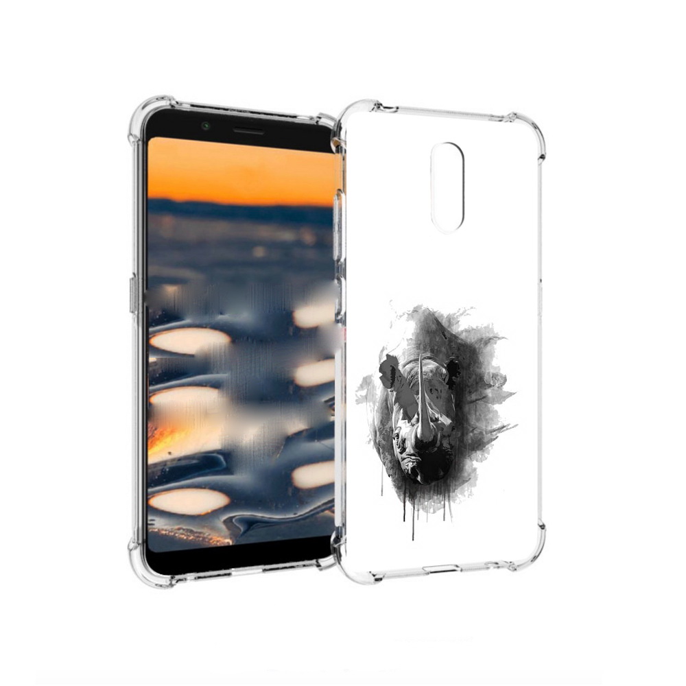 

Чехол MyPads Tocco для Nokia C2 носорог (PT227055.113.523), Прозрачный, Tocco