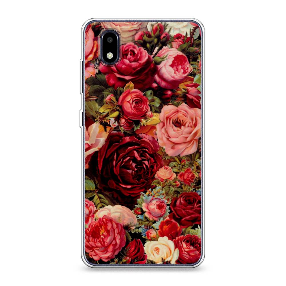 

Чехол Awog на ZTE Blade A3 (2020) / ЗТЕ Блэйд A3 (2020) "Розы винтажные", 133650-8