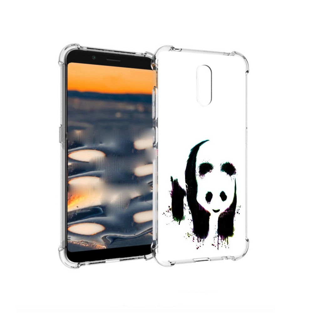 

Чехол MyPads Tocco для Nokia C2 панда в акварели (PT227055.113.532), Прозрачный, Tocco