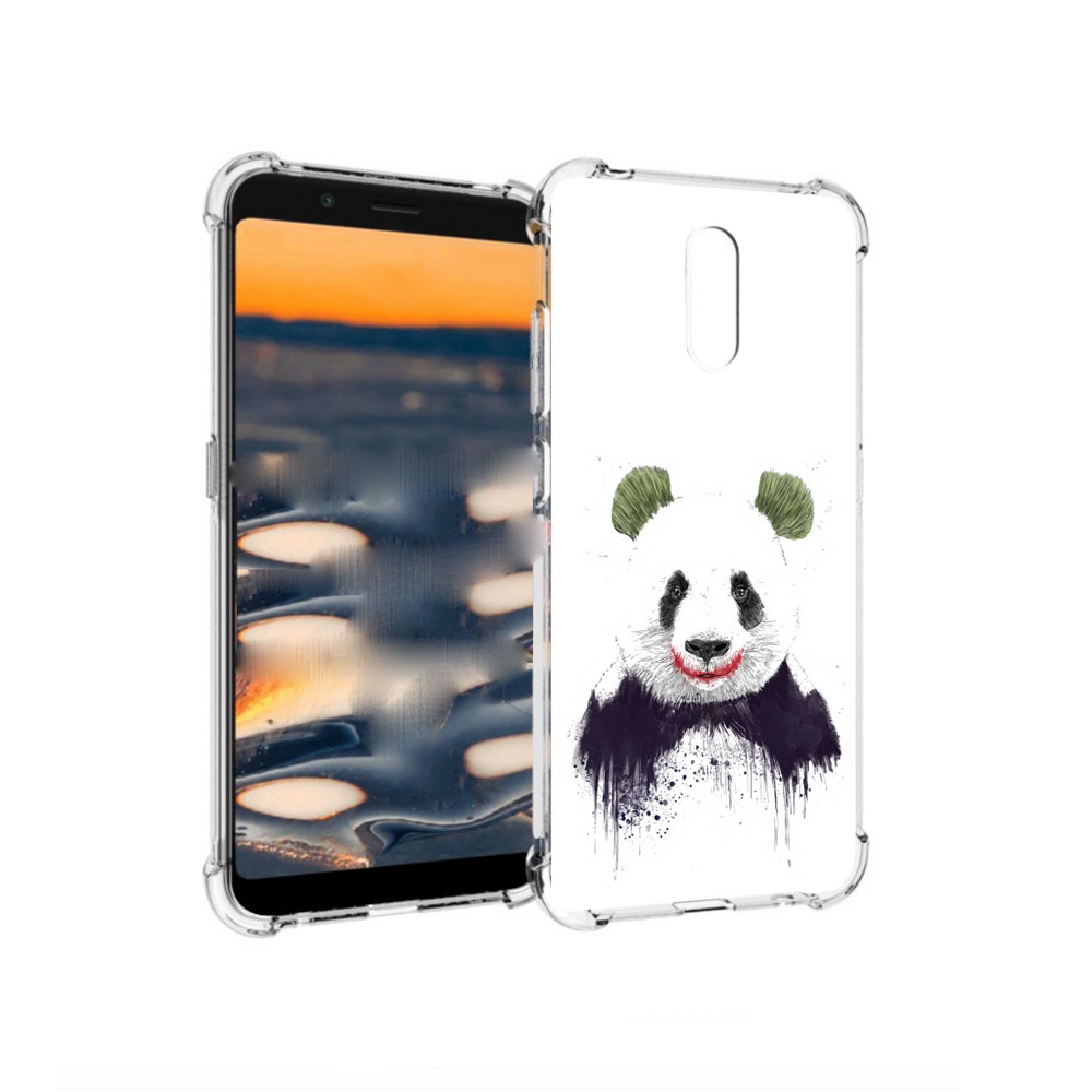

Чехол MyPads Tocco для Nokia C2 панда джокер (PT227055.113.533), Прозрачный, Tocco