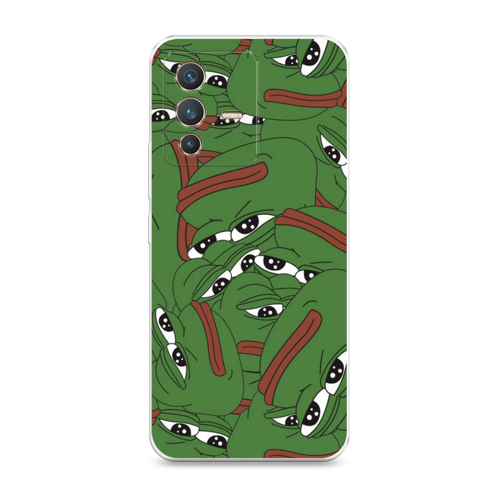 

Чехол Awog на Vivo V23 "Печальный frog", Разноцветный, 266050-9