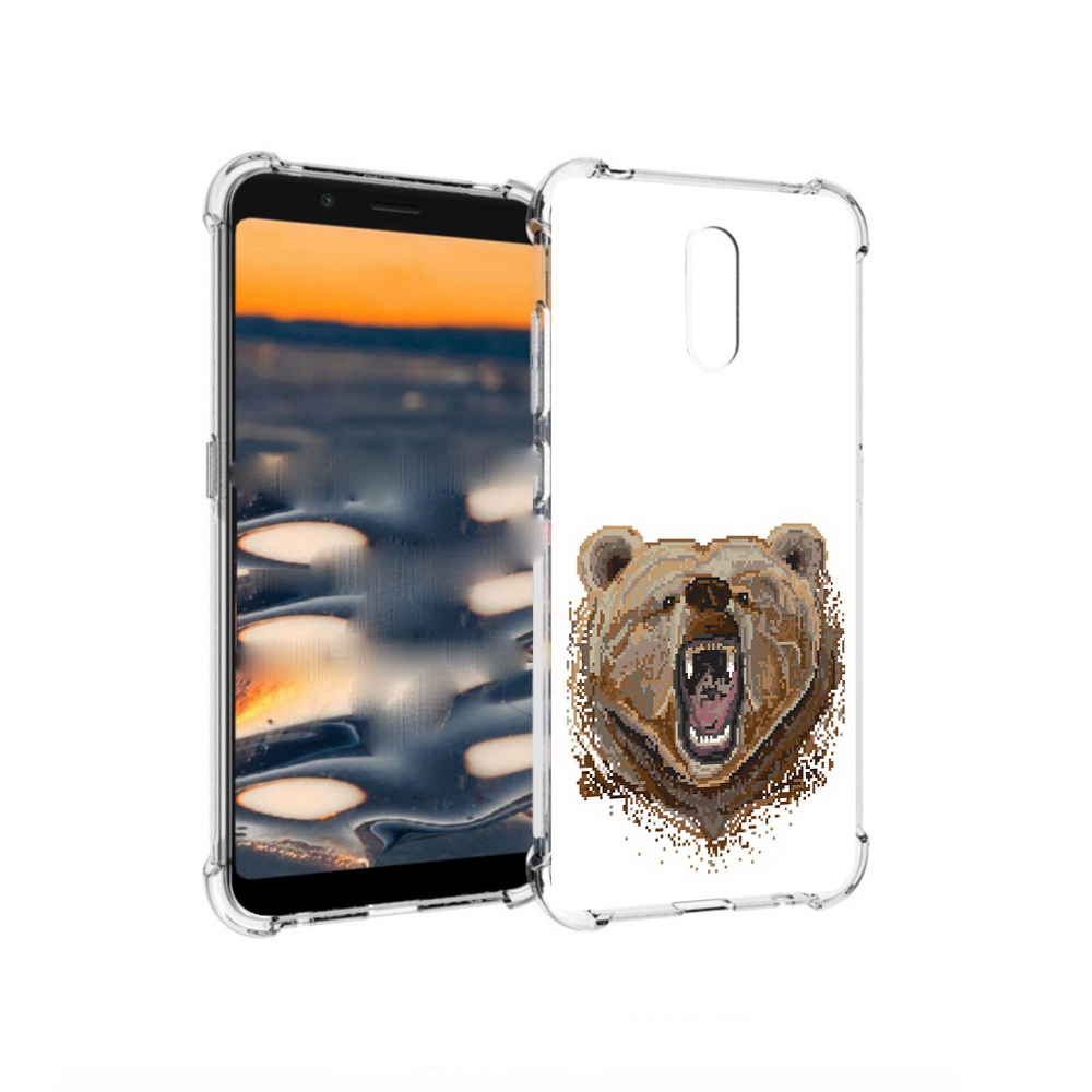 

Чехол MyPads Tocco для Nokia C2 пиксельный медведь (PT227055.113.539), Прозрачный, Tocco