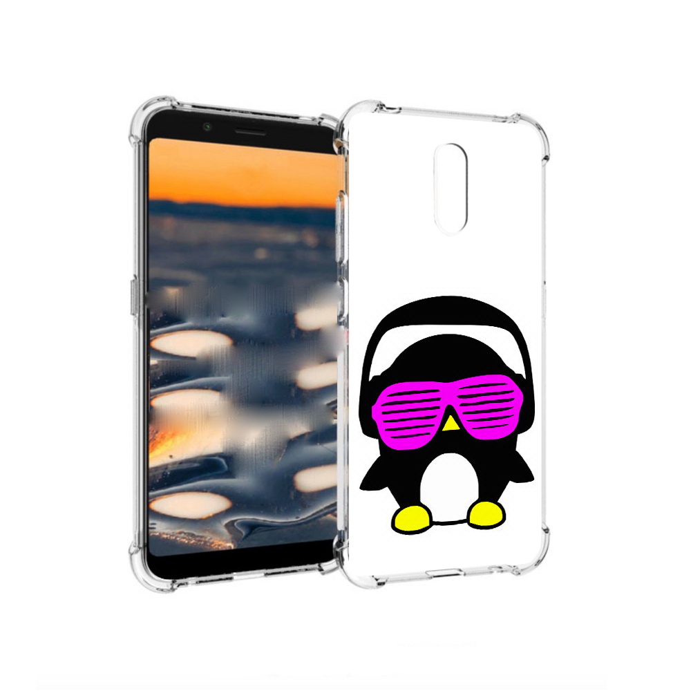 

Чехол MyPads Tocco для Nokia C2 пингвин (PT227055.113.541), Прозрачный, Tocco