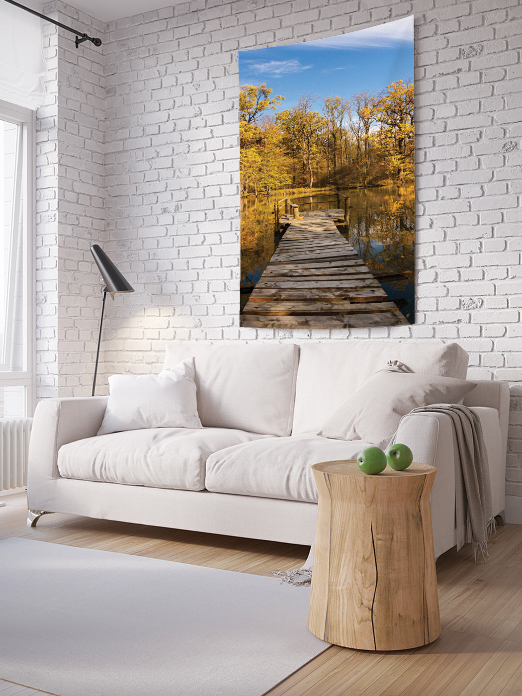 

Вертикальное фотопанно на стену JoyArty Мысли зеркальной реки 100x150 см, Мысли зеркальной реки