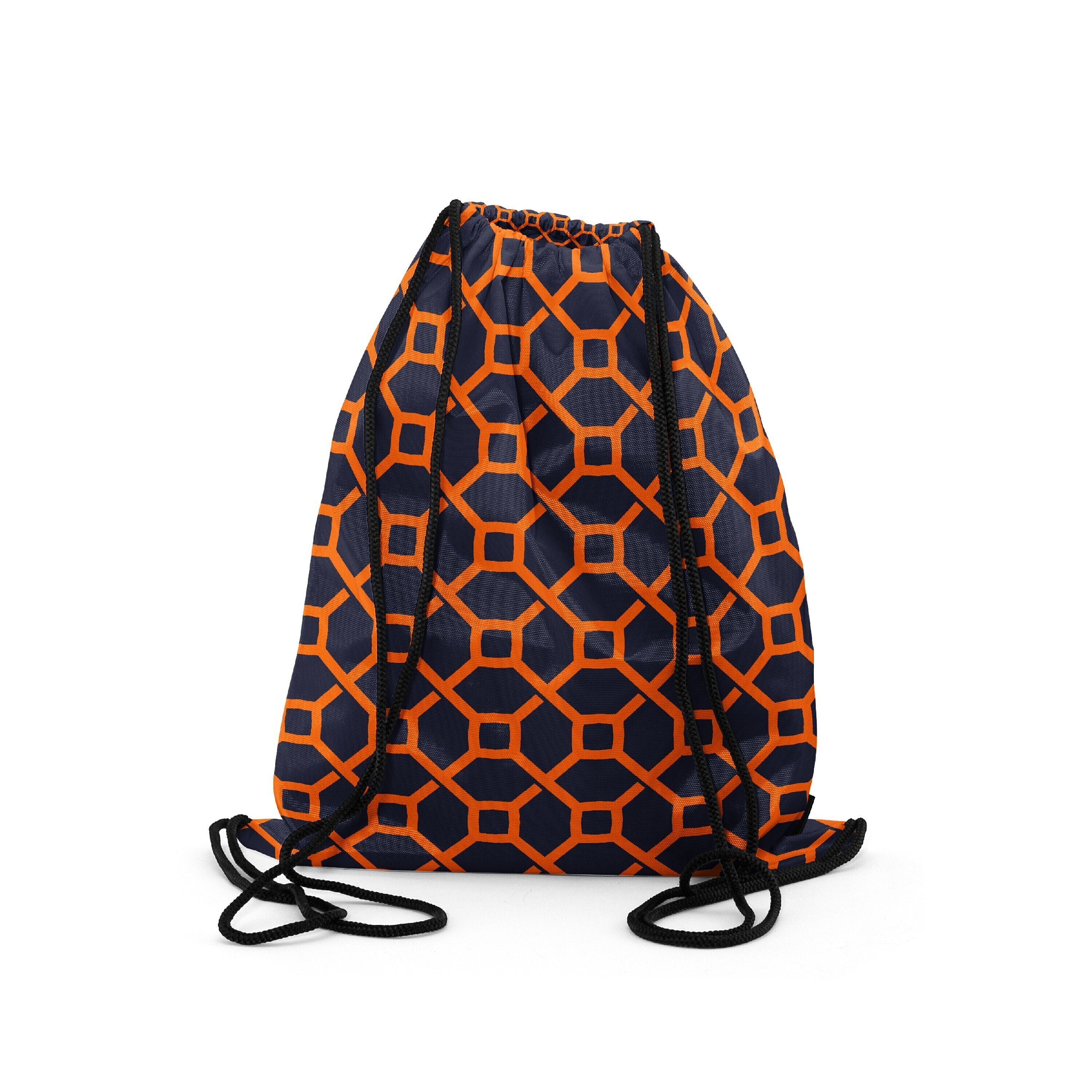 

Мешок-рюкзак для сменной обуви Burnettie HalloweenGeometricPattern18Big, Оранжевый