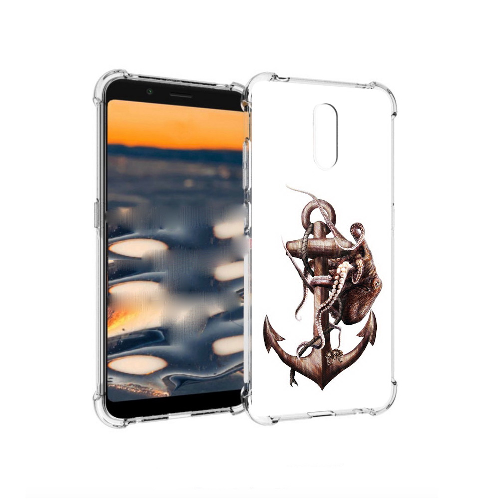 

Чехол MyPads Tocco для Nokia C2 ржавый якорь (PT227055.113.579), Прозрачный, Tocco