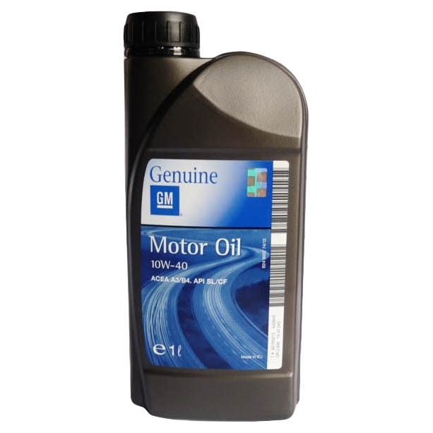 Моторное масло General Motors полусинтетическое 10W40 GM API CF/SL ACEA B3 1л