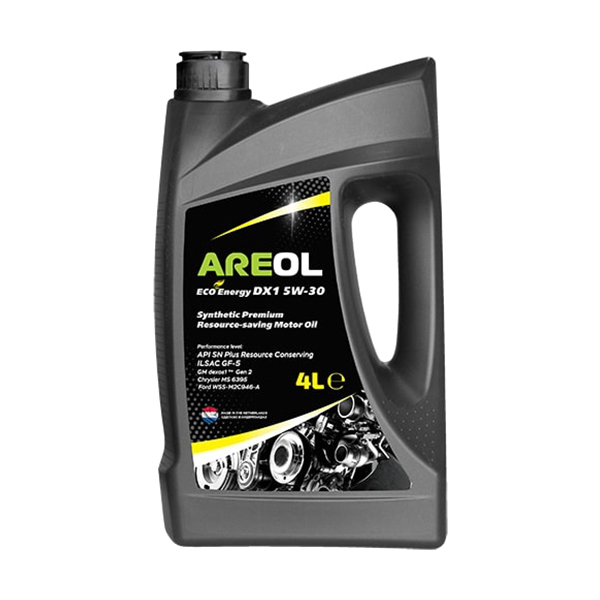 

Моторное масло Areol ECO Energy DX1 синтетическое 5W30 4л