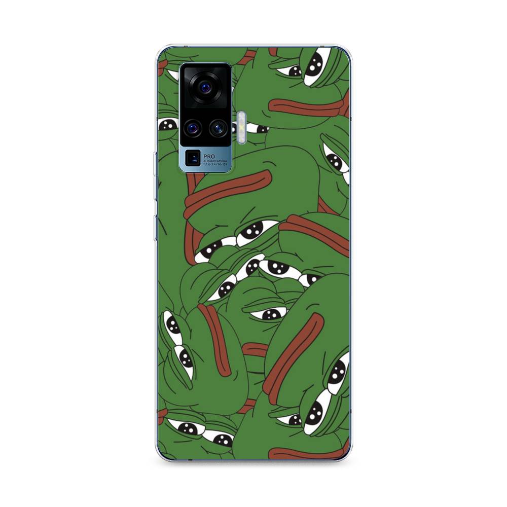 

Чехол Awog на Vivo X50 Pro "Печальный frog", Разноцветный, 262350-9