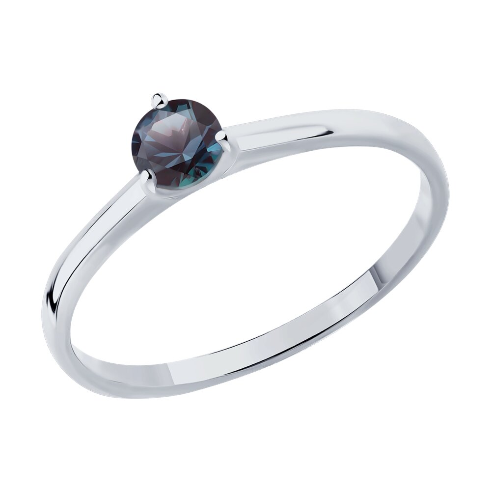 

Кольцо из золота р. , SOKOLOV 717156-3, александрит искусственный, 717156-3