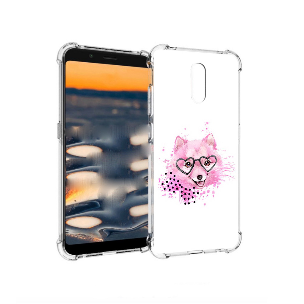 

Чехол MyPads Tocco для Nokia C2 розовый волченок (PT227055.113.585), Прозрачный, Tocco