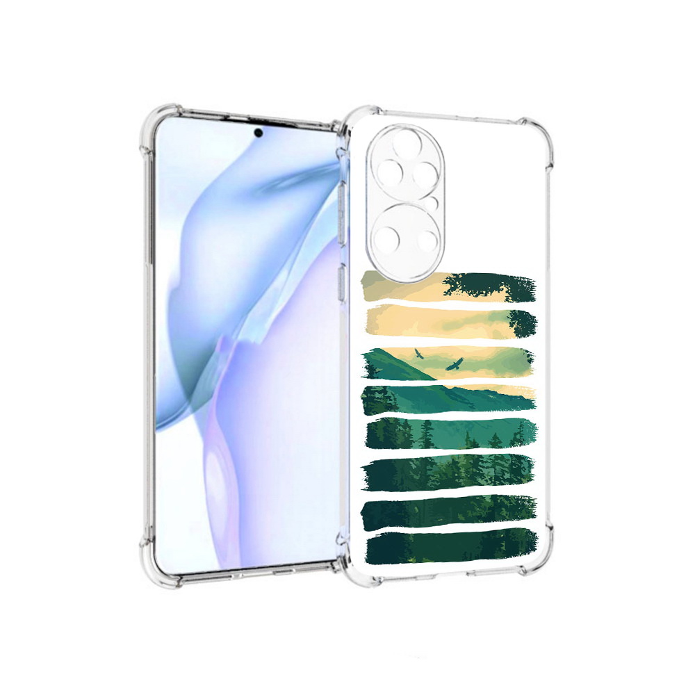 

Чехол MyPads Tocco для Huawei P50 Лесная чаща, Прозрачный, Tocco