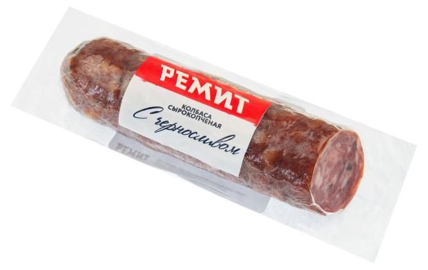 

Колбаса сырокопченая Ремит с черносливом