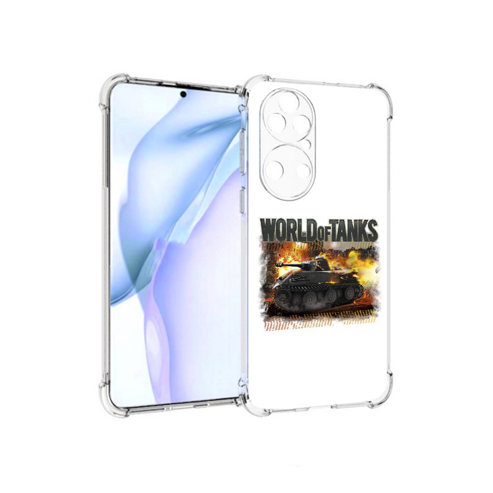Чехол MyPads Tocco для Huawei P50 Мир танков-2
