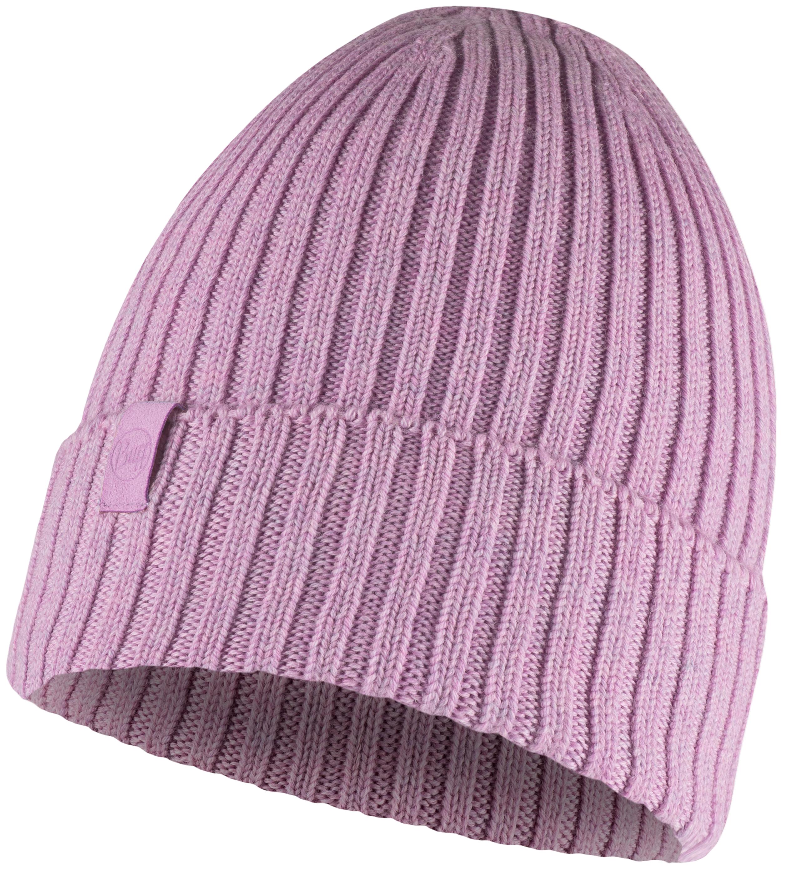 Шапка бини унисекс Buff Knitted Hat Norval фиолетовая, one size