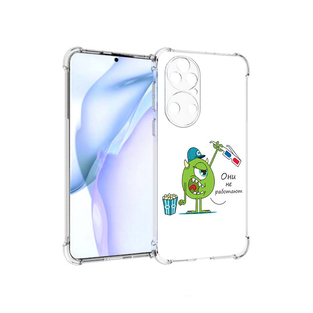

Чехол MyPads Tocco для Huawei P50 Очки не работают, Прозрачный, Tocco