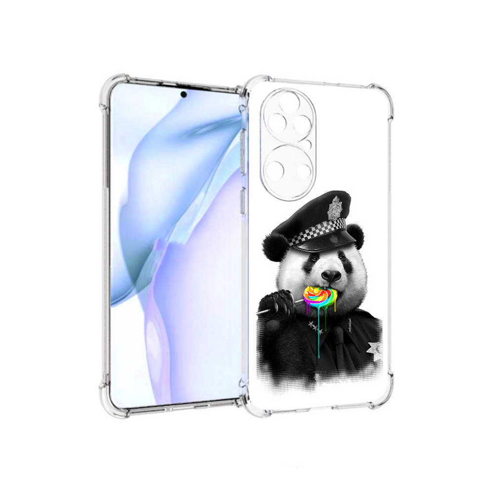 

Чехол MyPads Tocco для Huawei P50 Панда полиция, Прозрачный, Tocco
