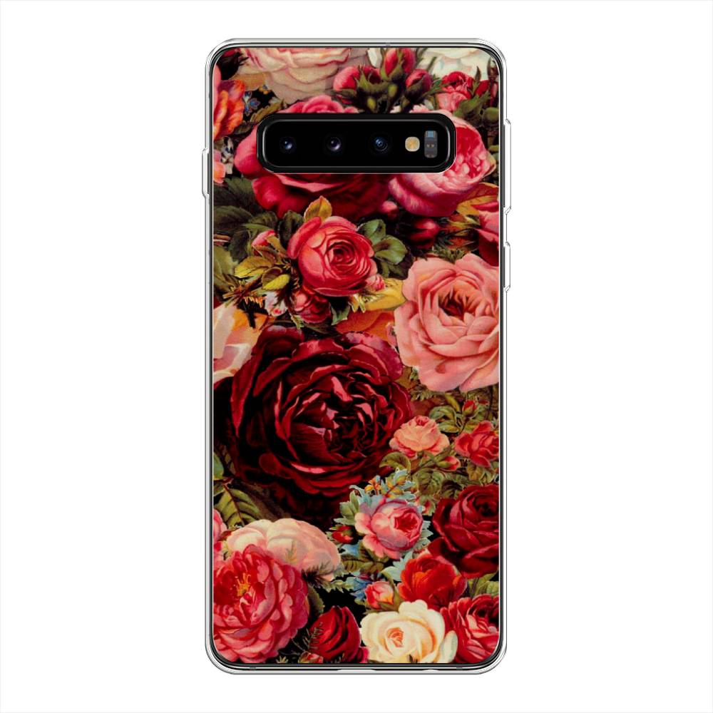 

Чехол Awog "Розы винтажные" для Samsung Galaxy S10 +, 27150-8
