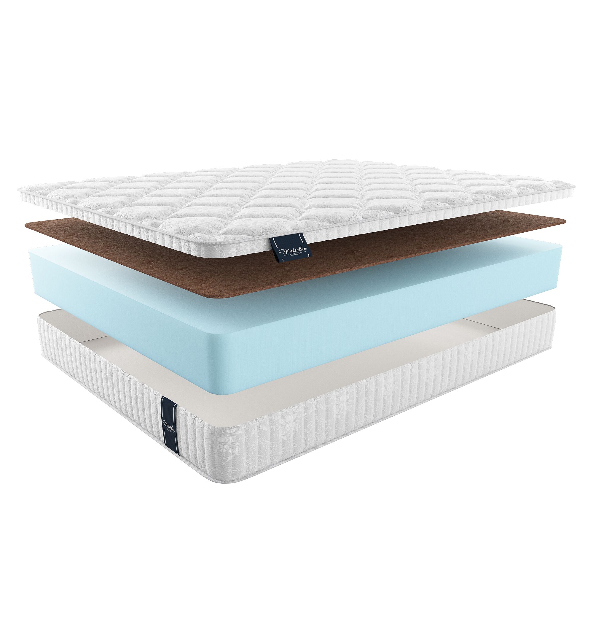 

Матрас Materlux Light-Soft Diva 115х215, Бежевый;белый;серый;серебристый, Diva