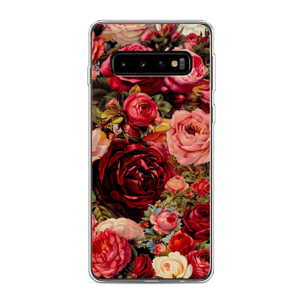 

Чехол Awog "Розы винтажные" для Samsung Galaxy S10, 27050-8