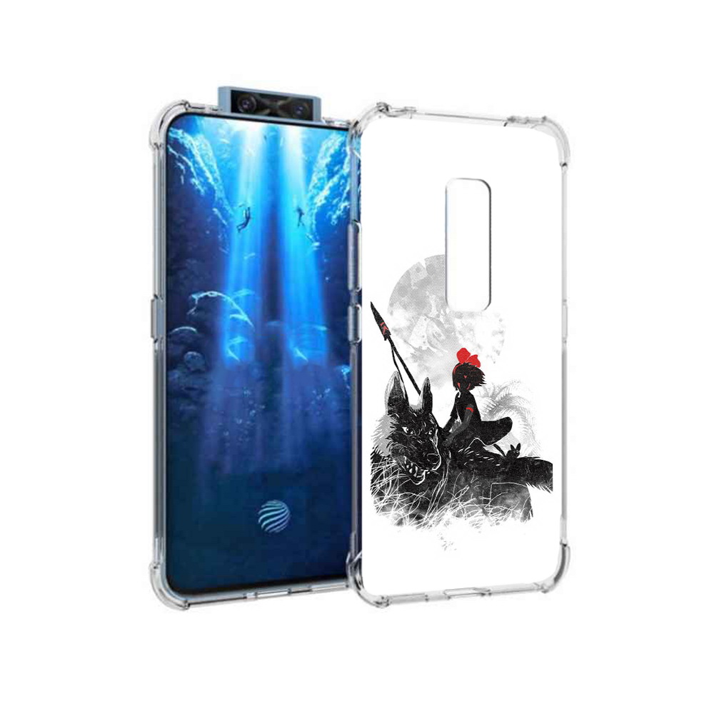 

Чехол MyPads Tocco для Vivo V17 Pro мононоке (PT226965.387.481), Прозрачный, Tocco