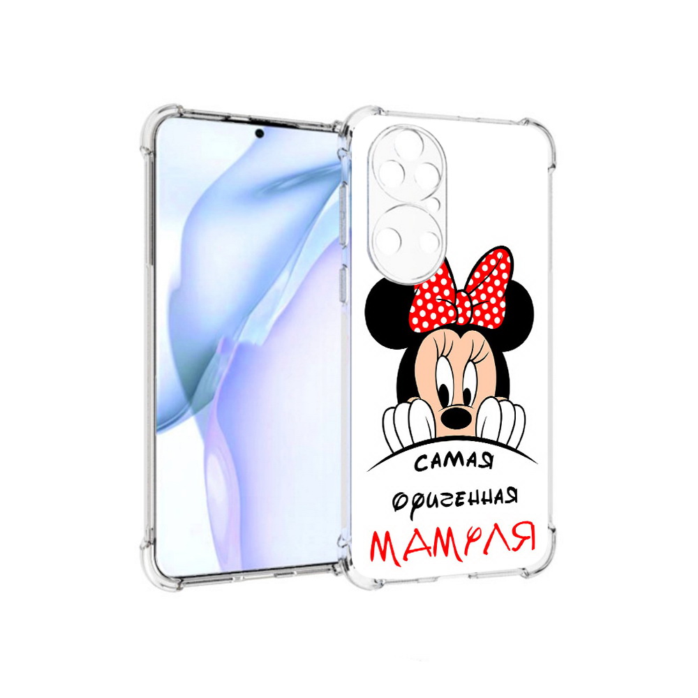 Чехол MyPads Tocco для Huawei P50 Самая лучшая мамуля Мини Маус