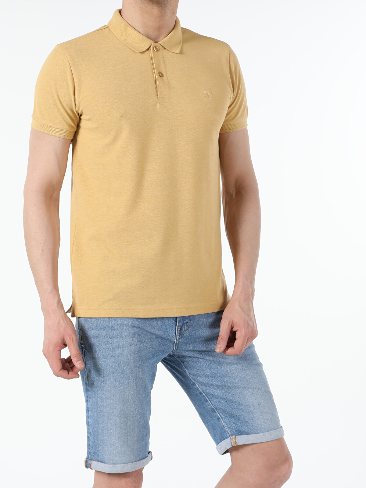 

Футболка мужская Colin's CLTKTTSHM0766200 желтая XXL, Желтый, CLTKTTSHM0766200