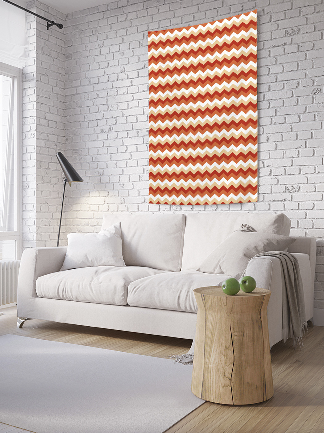 

Вертикальное фотопанно на стену JoyArty Плотный зигзаг 150x200 см, Плотный зигзаг