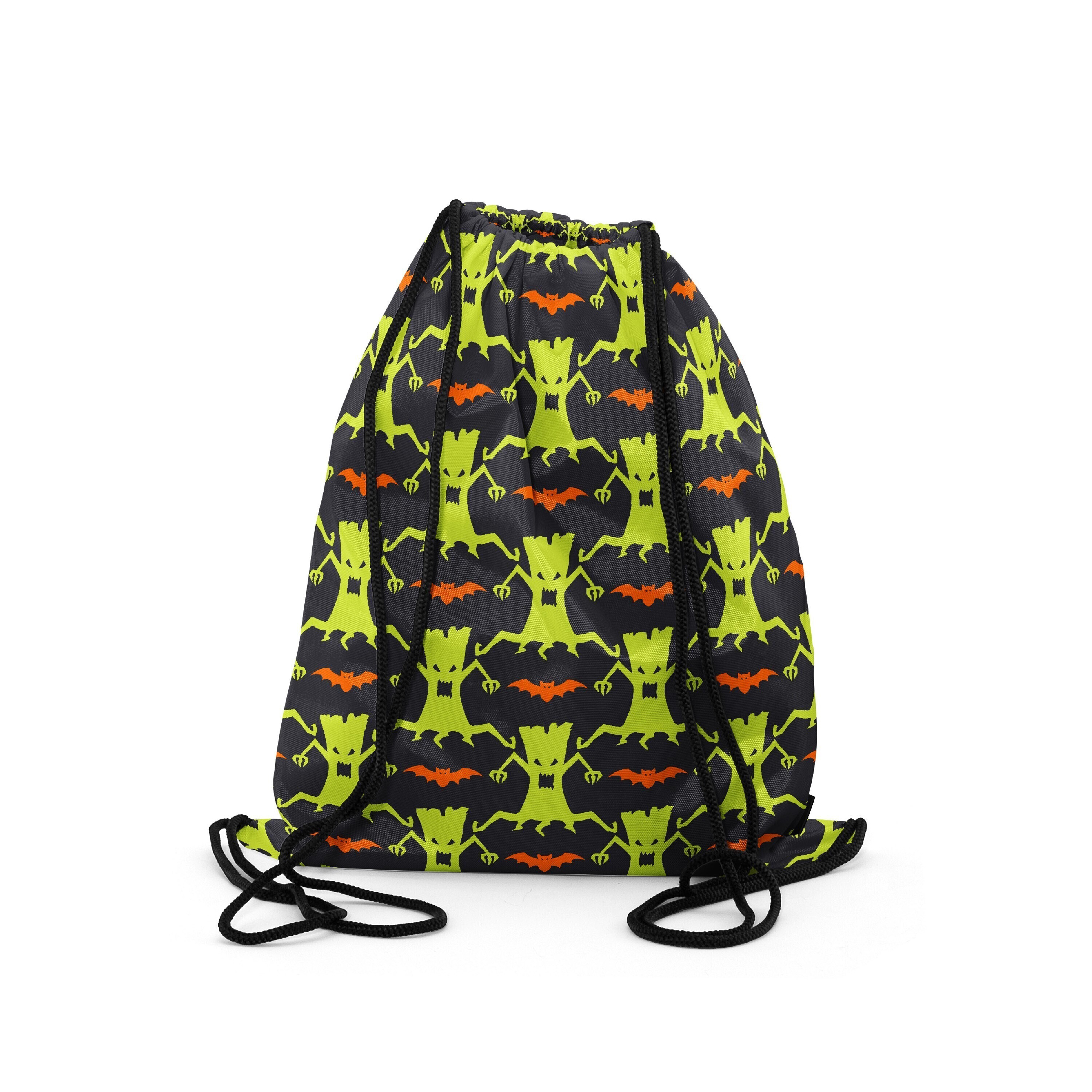 

Мешок-рюкзак для сменной обуви Burnettie HalloweenPattern05Big, Зеленый