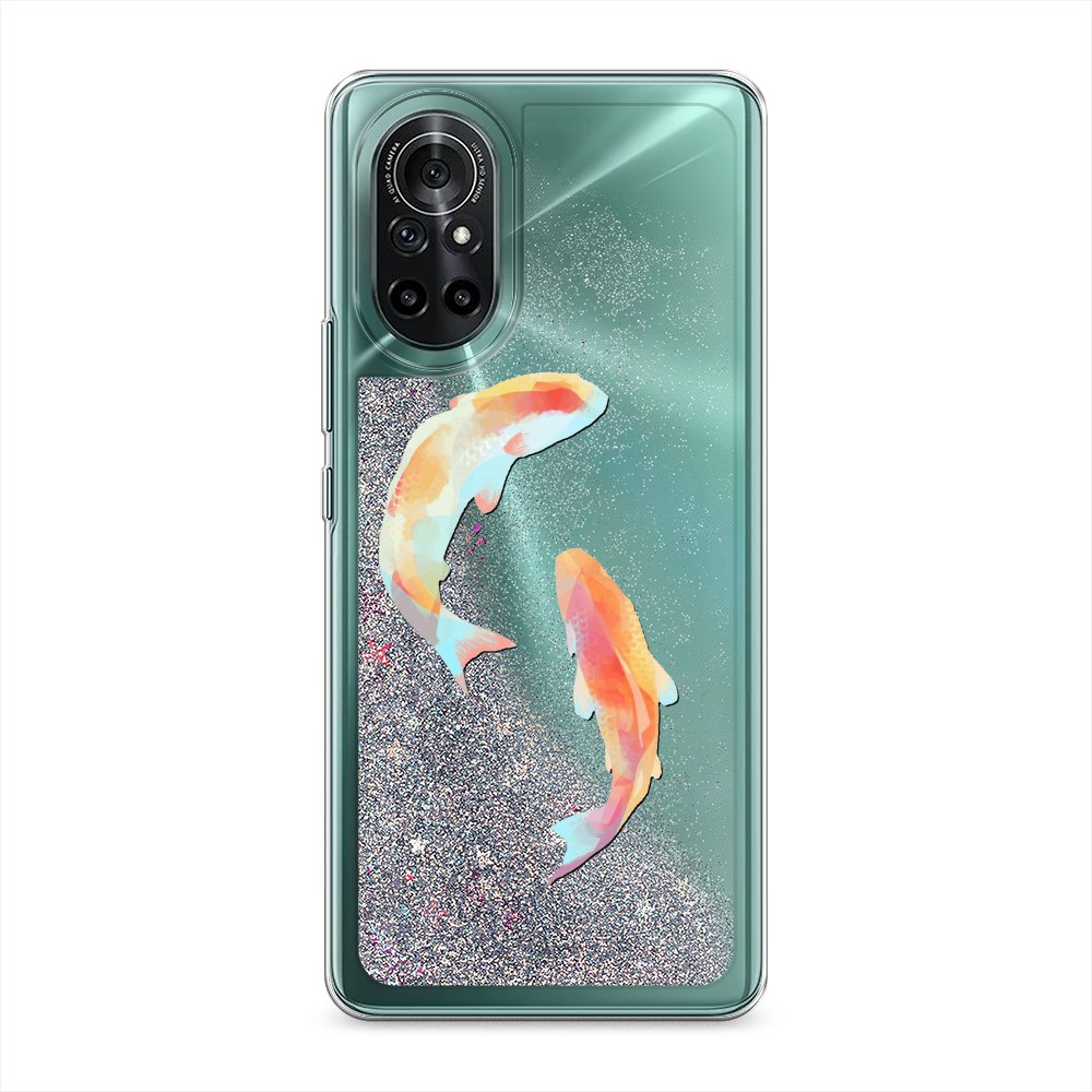 

Чехол Awog на Honor V40 Lite/Huawei Nova 8 "Акварельные карпы", Разноцветный, 6105191-1