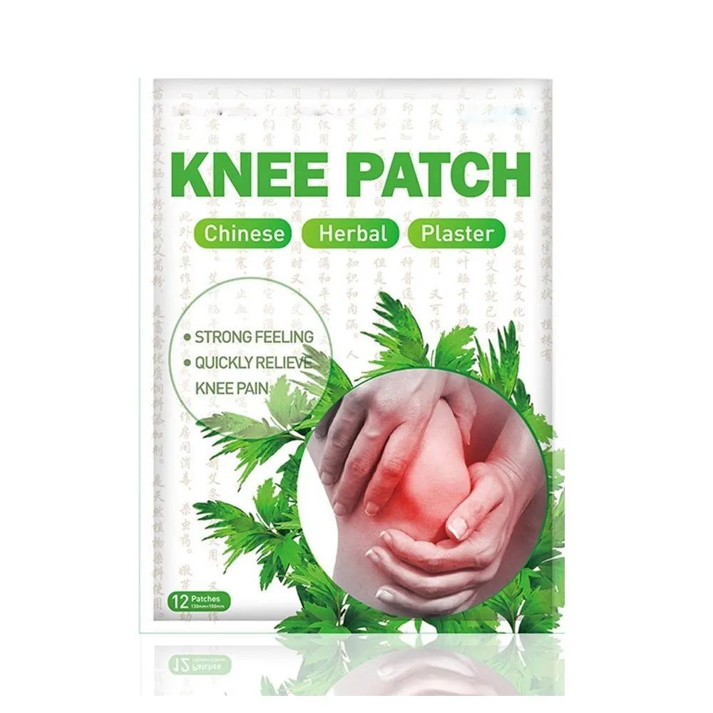 Пластырь Knee patch обезболивающий для коленного сустава с экстрактом полыни 12 шт.