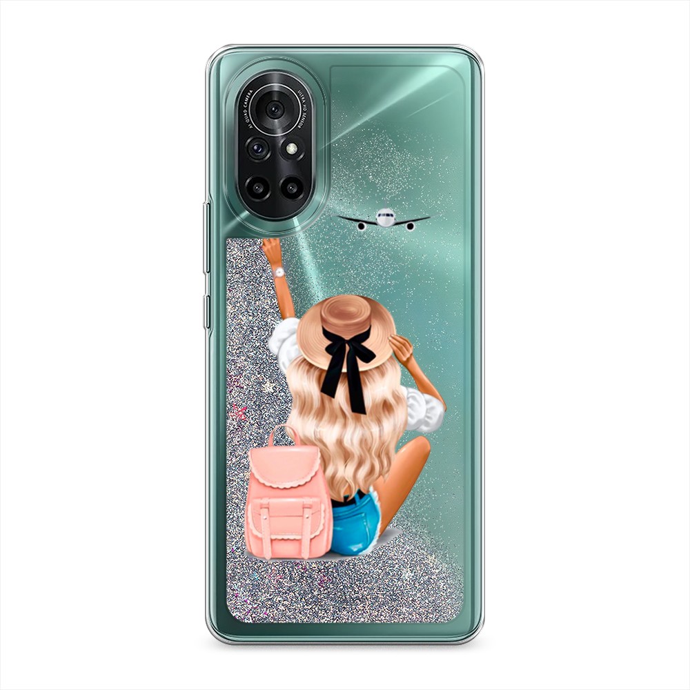 

Чехол Awog на Honor V40 Lite/Huawei Nova 8 "Автостопом самолетом", Разноцветный, 6105191-1