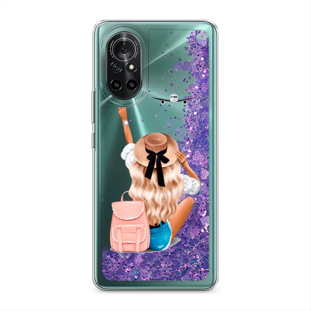 

Чехол Awog на Honor V40 Lite/Huawei Nova 8 "Автостопом самолетом", Разноцветный, 6105192-1