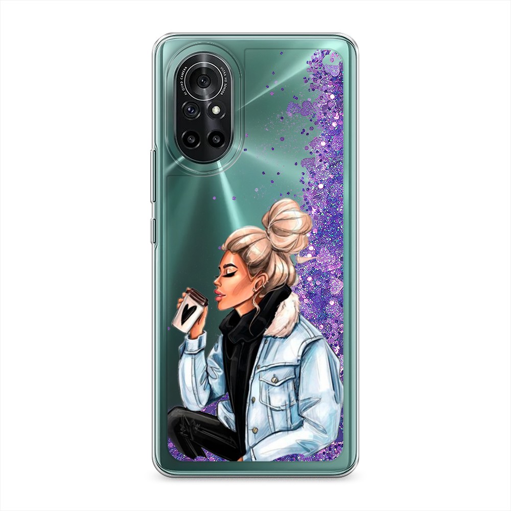 

Чехол Awog на Honor V40 Lite/Huawei Nova 8 "Cute girl", Разноцветный, 6105192-1