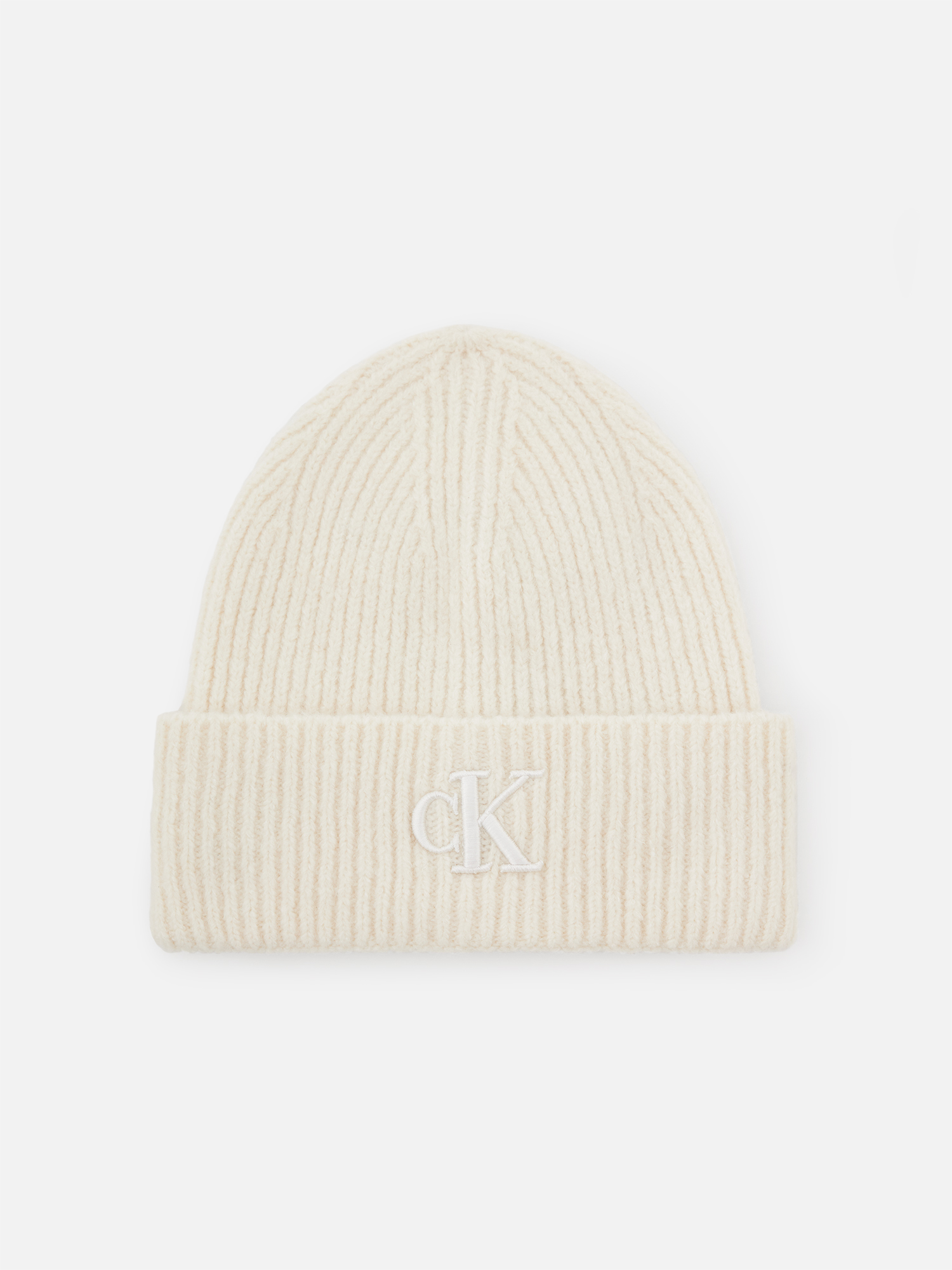 

Шапка бини женская Calvin Klein K60K612321 white, Белый, K60K612321