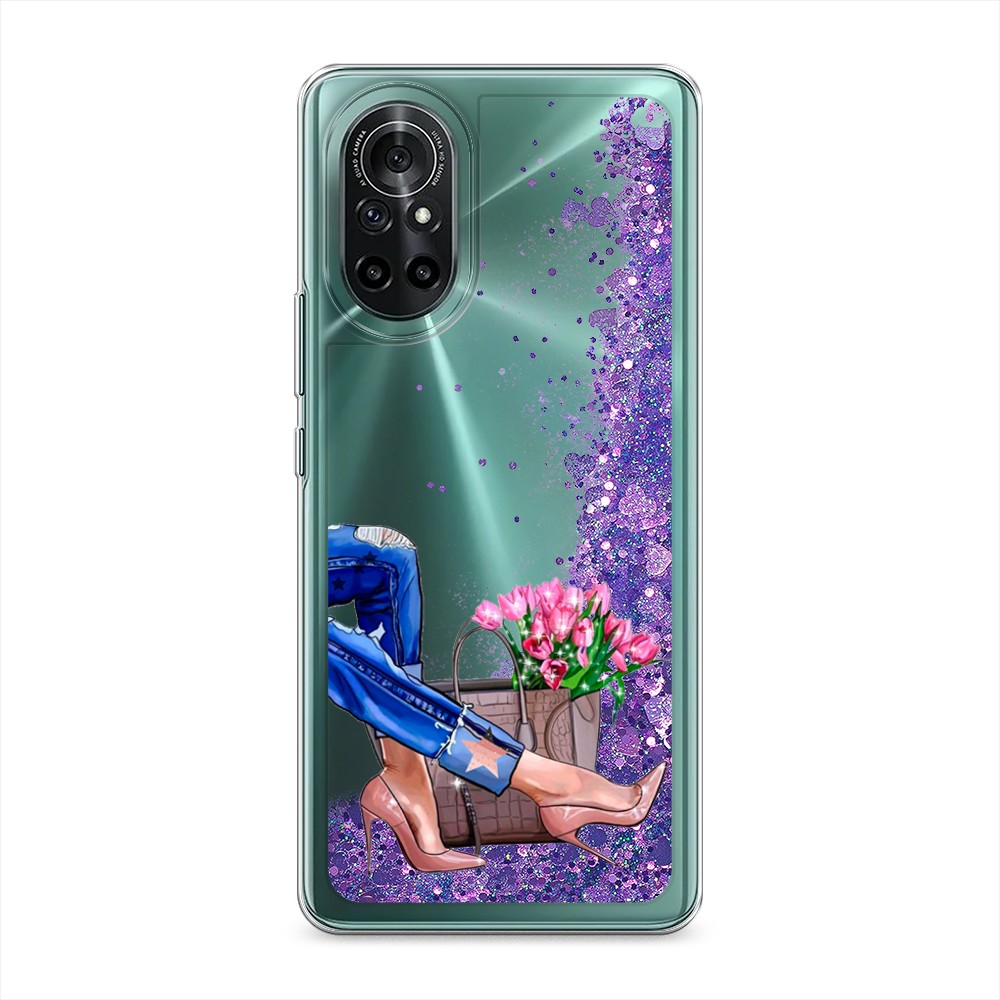 

Чехол Awog на Honor V40 Lite/Huawei Nova 8 "Каблучки", Разноцветный, 6105192-1
