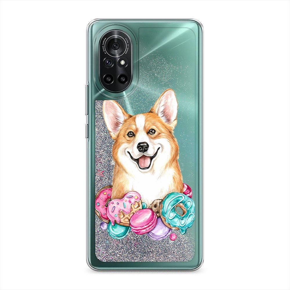 

Чехол Awog на Honor V40 Lite/Huawei Nova 8 "Корги и сладости", Разноцветный, 6105191-1