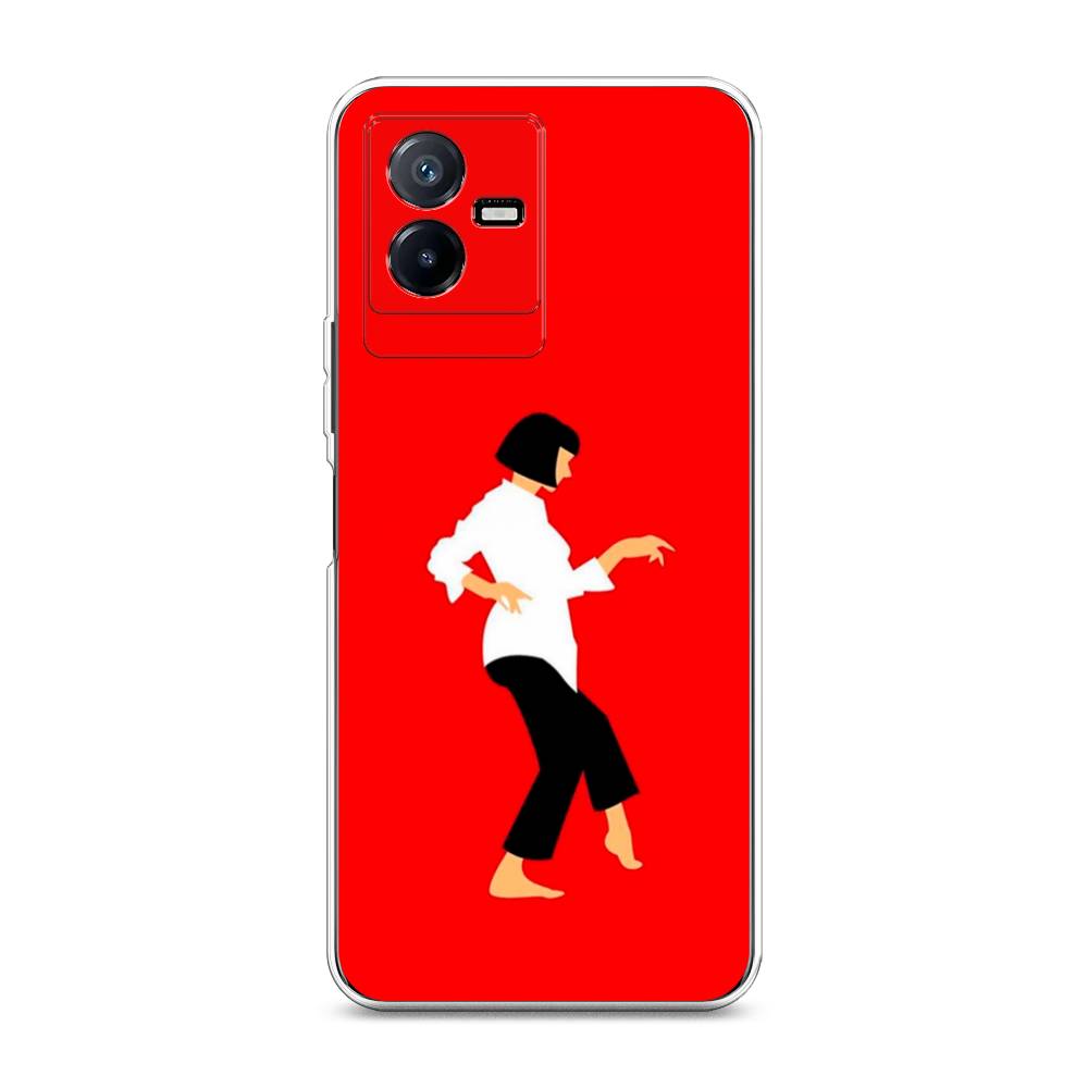 

Чехол Awog на Vivo Y73t "Криминальное чтиво 1", Красный;белый;черный, 268050-7