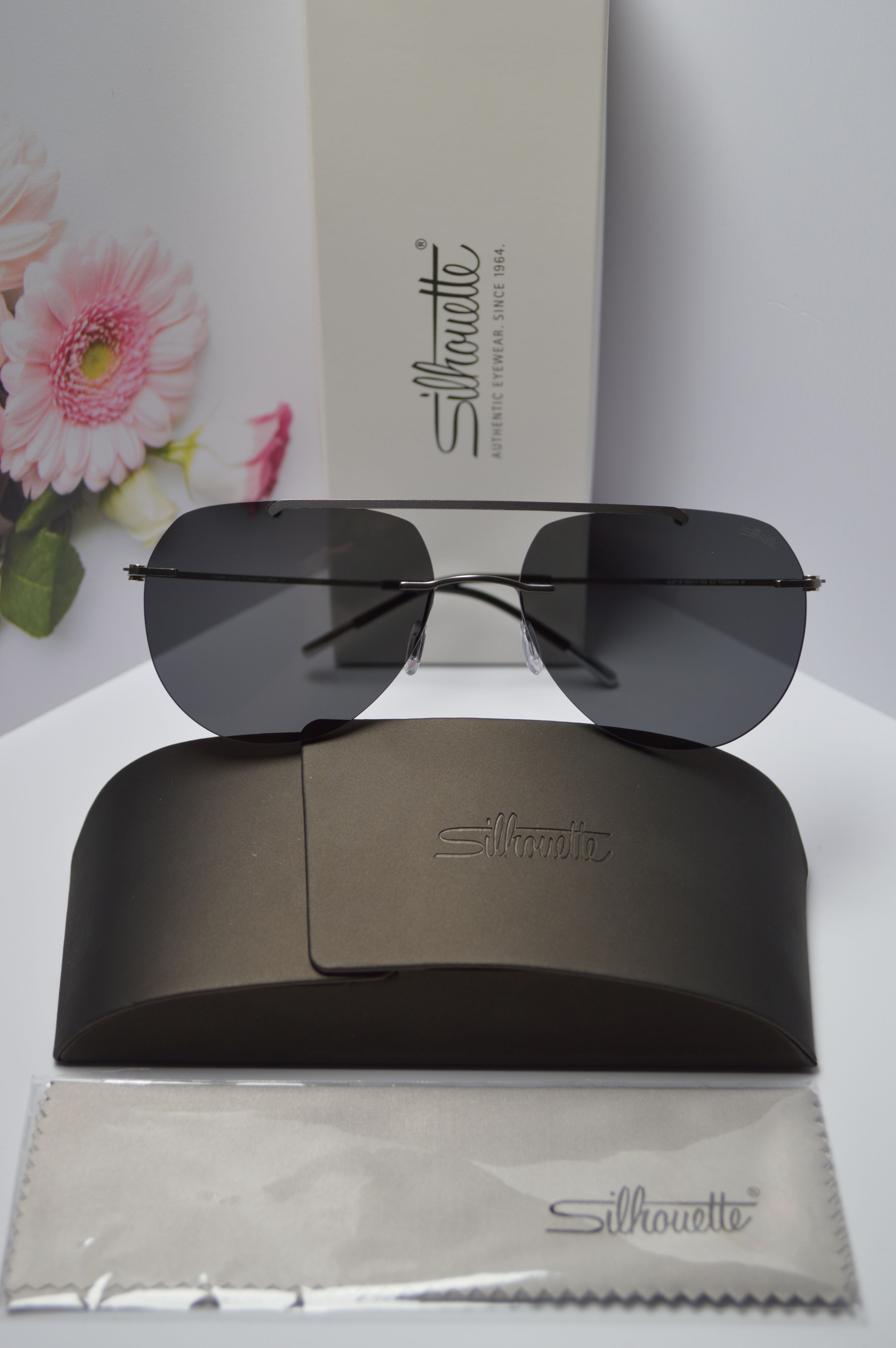 

Солнцезащитные очки унисекс Silhouette OL-SZO-Silhouette-8719-C3 серые, OL-SZO-Silhouette-8719-C3