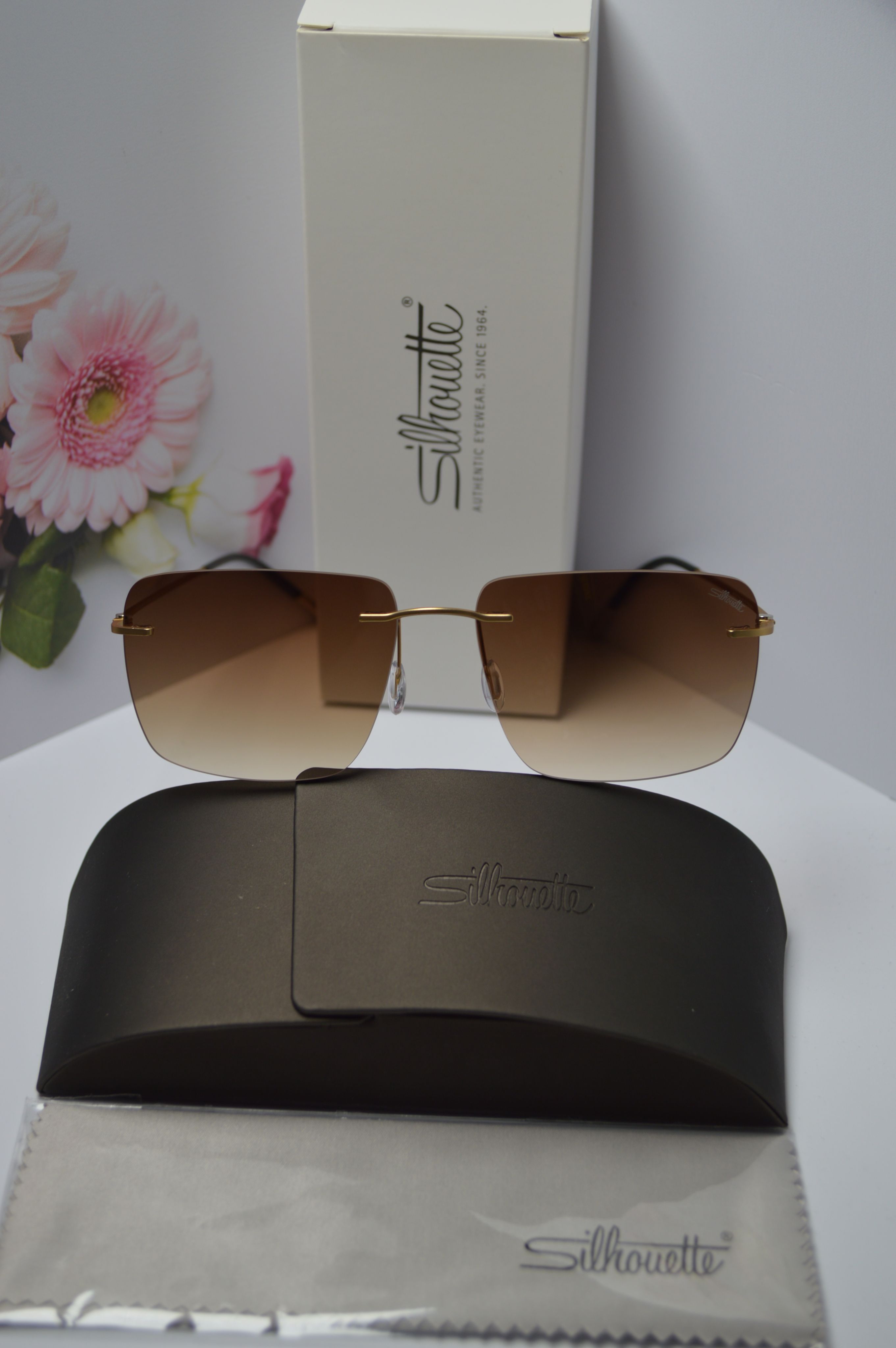 

Солнцезащитные очки унисекс Silhouette OL-SZO-Silhouette-8720-C5 коричневые, OL-SZO-Silhouette-8720-C5