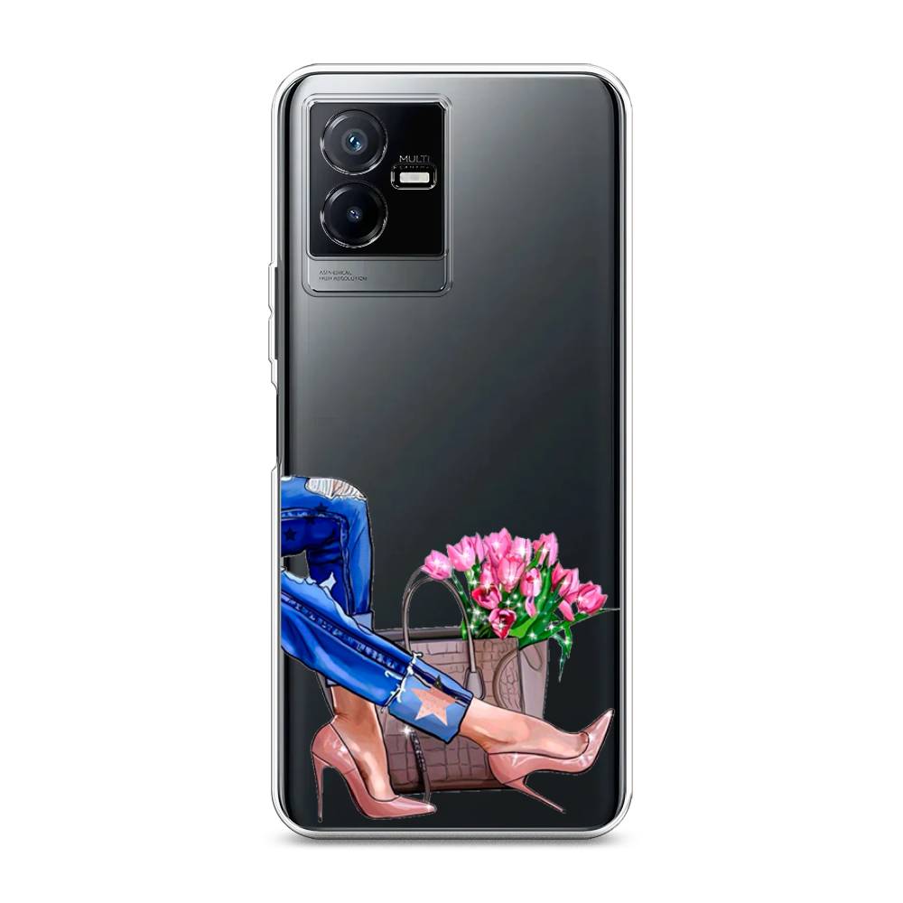 

Чехол Awog на Vivo Y73t "Каблучки", Синий, 268050-7
