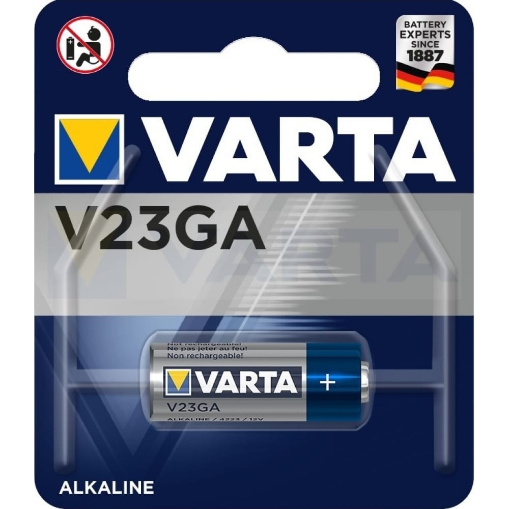 Varta Батарейка LR23/A23/MN21 BL1 Alkaline 12V 4223101401 4008496261628 100055953403