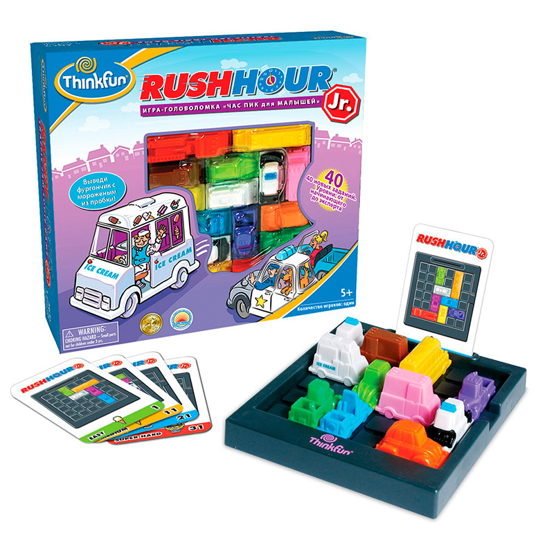 фото Логические игры thinkfun час пик rush hour разноцветный