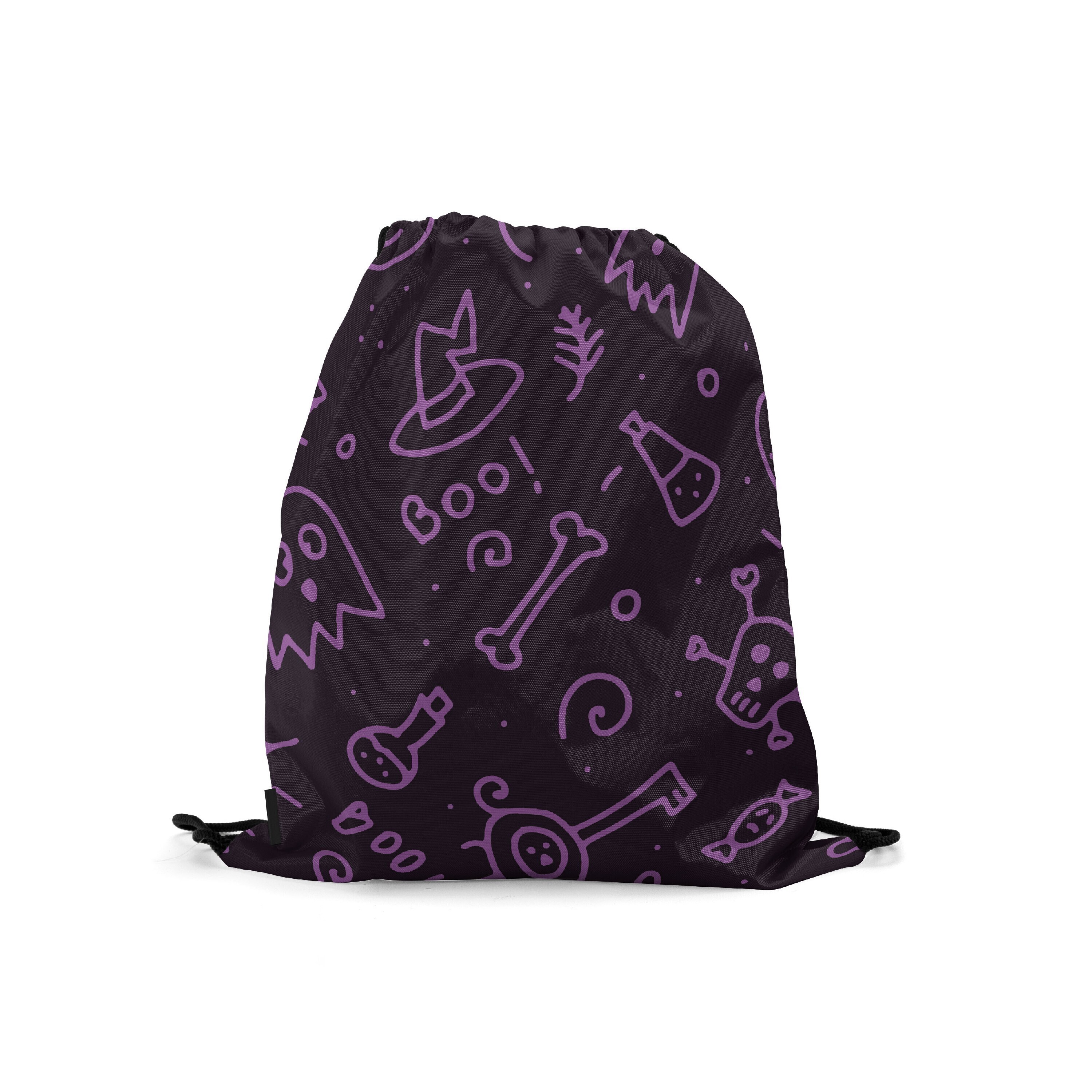 

Мешок-рюкзак для сменной обуви Burnettie HalloweenPattern11, Фиолетовый