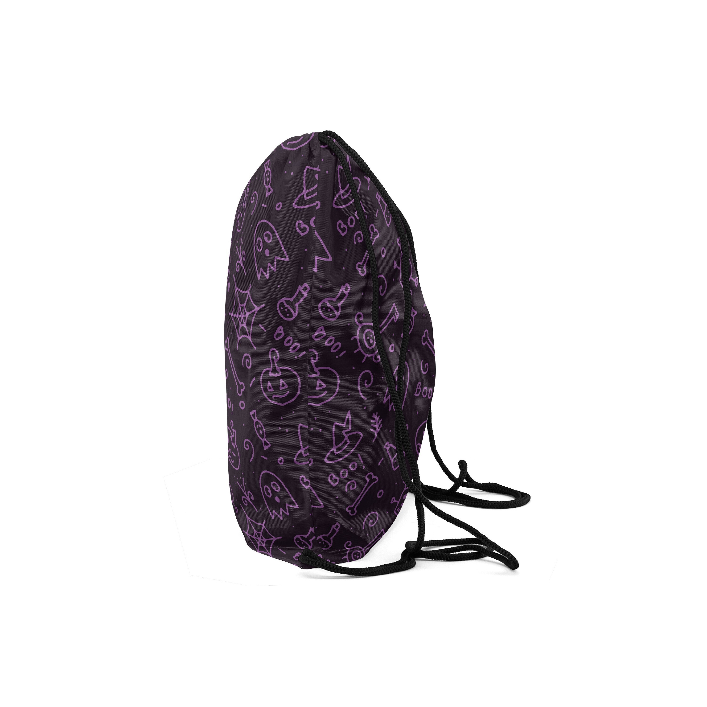 

Мешок-рюкзак для сменной обуви Burnettie HalloweenPattern11Big, Фиолетовый